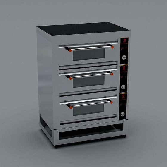 Commercial Oven 3D model for Modern Design