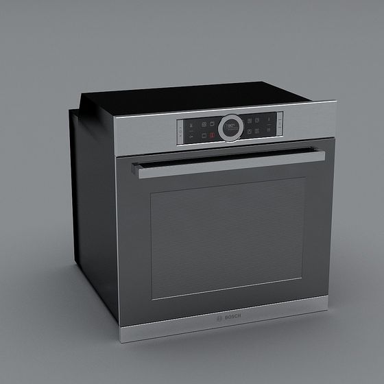 Stylish Bosch Oven 3D model for Modern Interiors