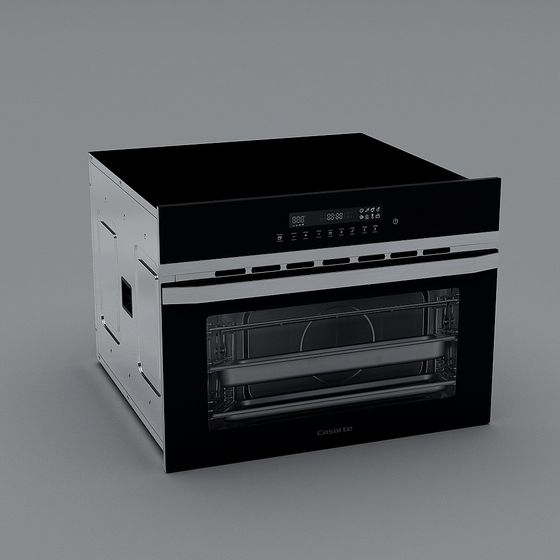 Stylish Built-in Oven 3D model for Modern Kitchens