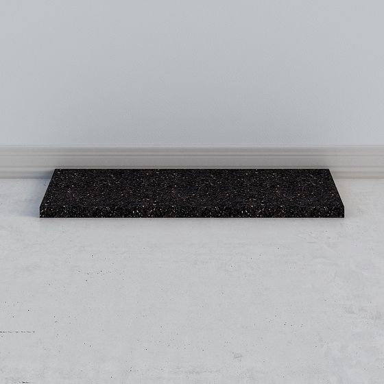 Stylish Concrete Bench 3D model for Modern Spaces