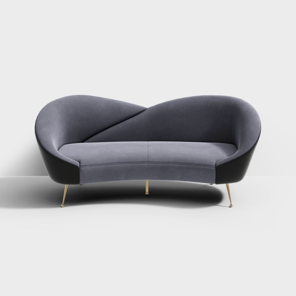 Masasanty Modern Special-Shaped Double Sofa