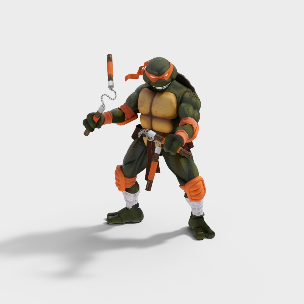 Ninja Turtle 3D Model for Creative Projects