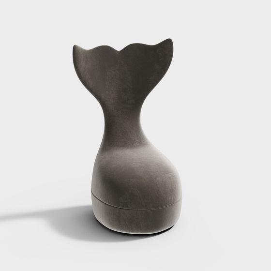 Whale Tail Light Decoration 3D model