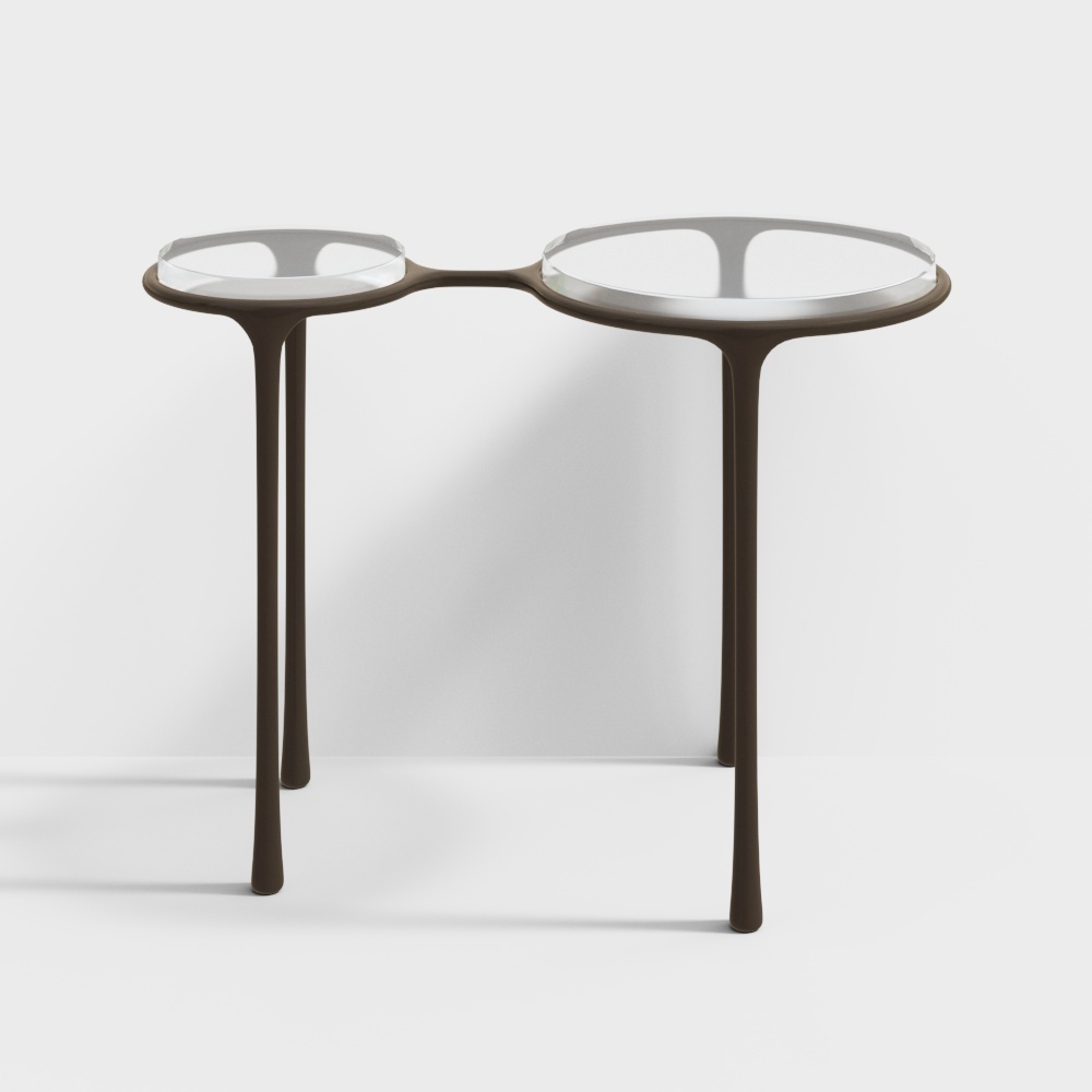 Dual Round Table 3D model