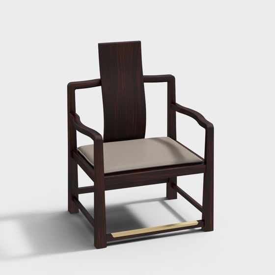 Urban Elegance Chair 3D model for Modern Spaces