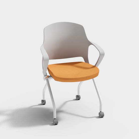Streamlined Office Chair 3D model