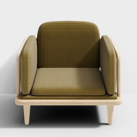 Cozy Lounge Chair 3D model