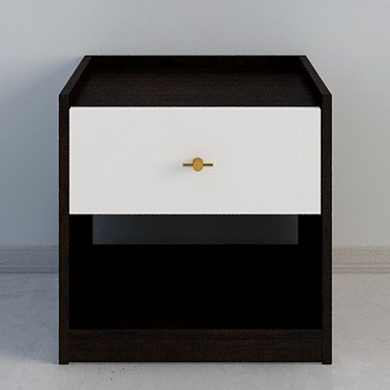 Stylish Modern Nightstand 3D Model for Interiors