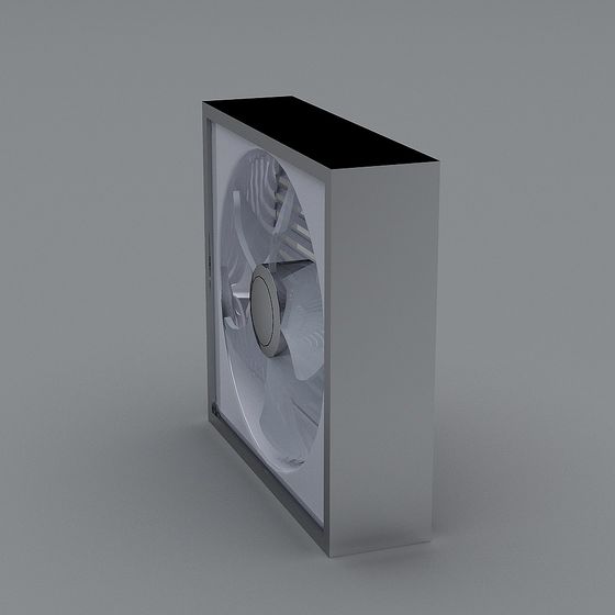 Futuristic Cooling Tower 3D model