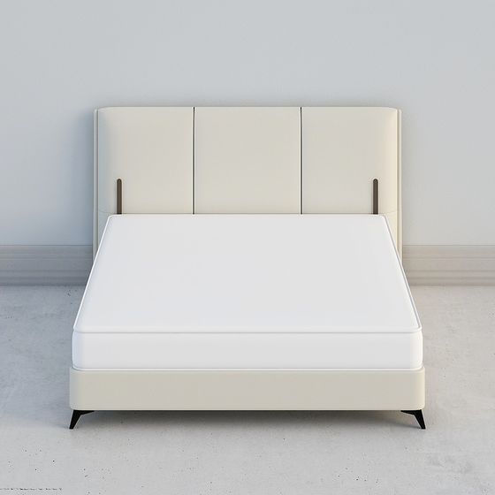 Modern Minimalist Bed Frame 3D model