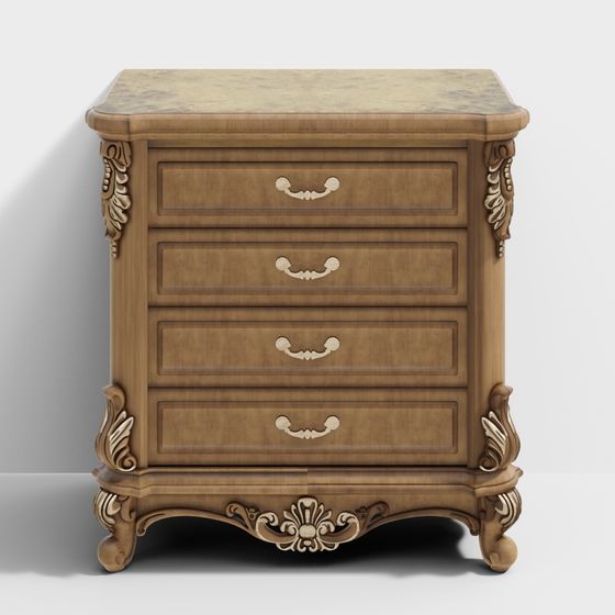 Combinación de gabinete lateral europeo de madera maciza Kujaile