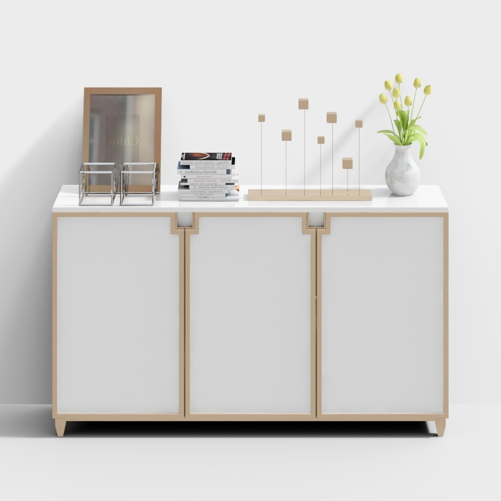 Gabinete lateral moderno de la combinación de sw de Kujiale