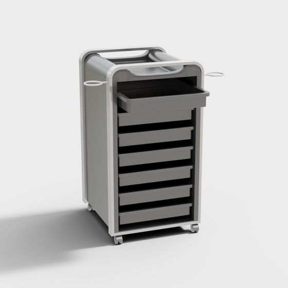 Modern Mobile Tool Cart 3D model