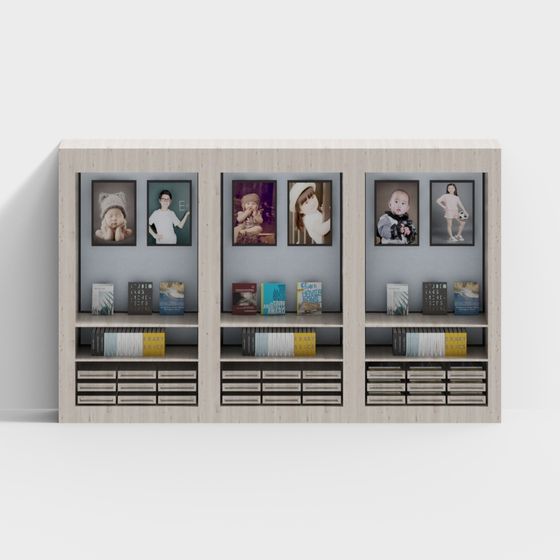 Family Memories Display Cabinet 3D model