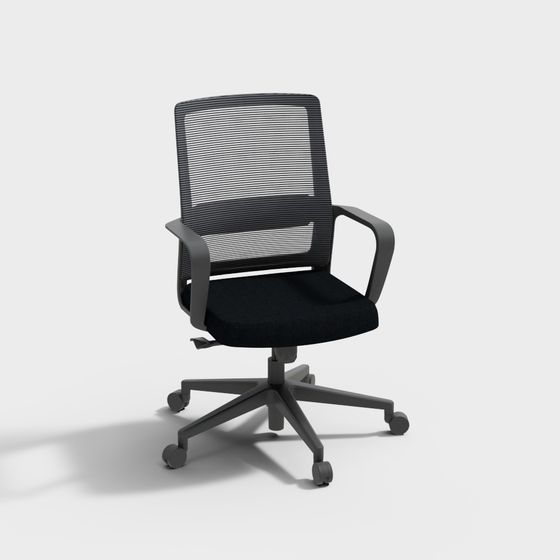Nordic Style Office Chair 3D model