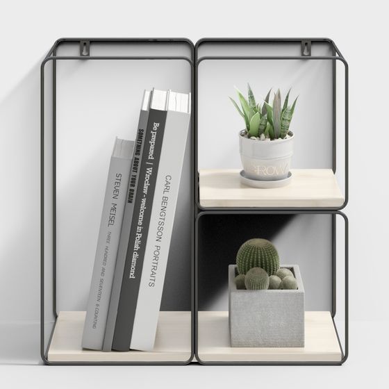 Kujiale - Combinación nórdica de colgar en la pared-04