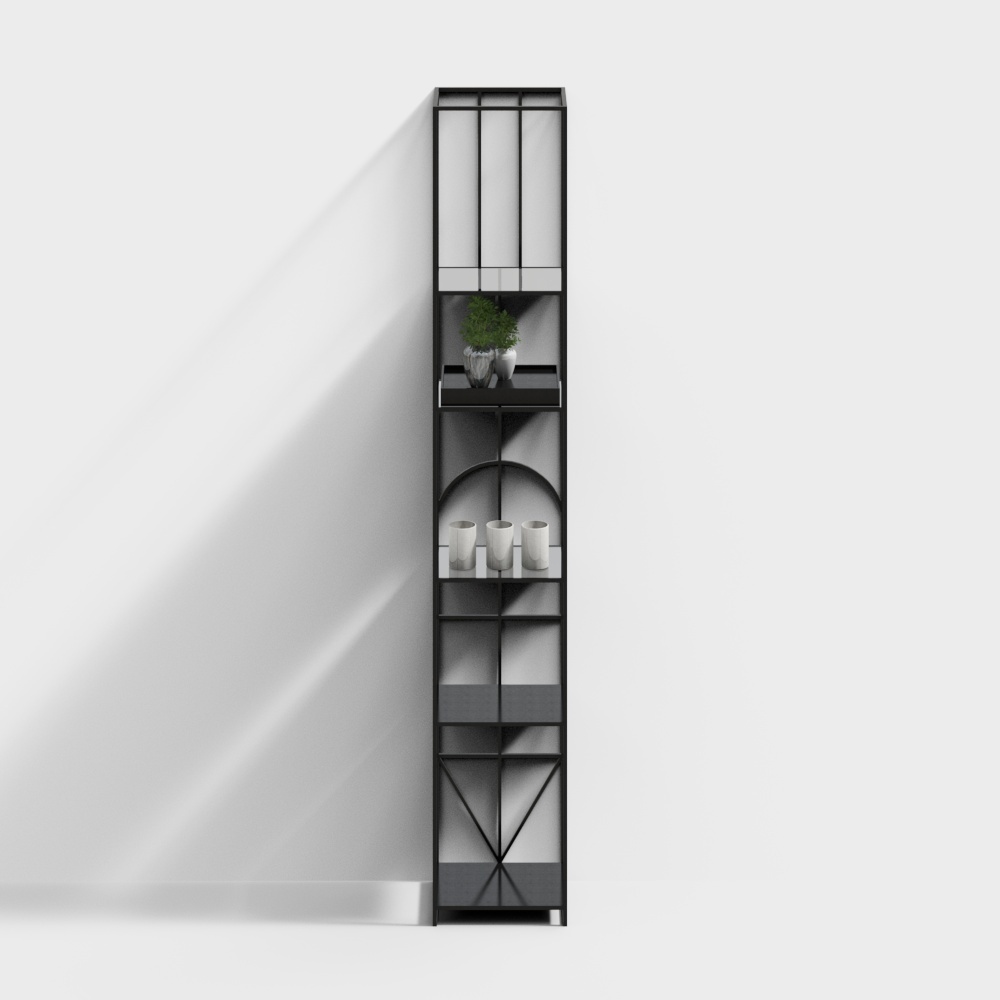 Nordique en fer forgé cadre décoratif support à bijoux floral