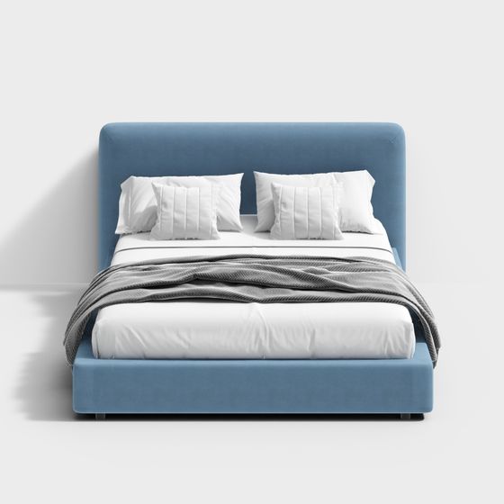 Cozy Retreat 3D model for Modern Bedrooms