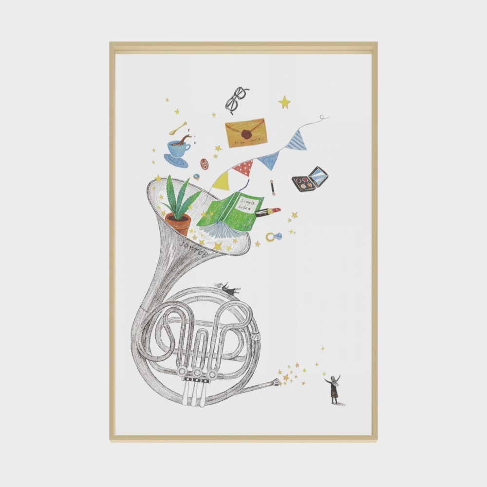 "Starting bay modern simple transparent painting black and white music room classroom decorative painting living room guitar hanging creative mural tqy244b-tt-1 (reduce reflection) new map box yellowing"