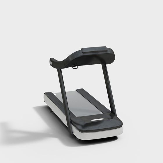 Stylish Low-Poly Treadmill 3D model for Creative Projects