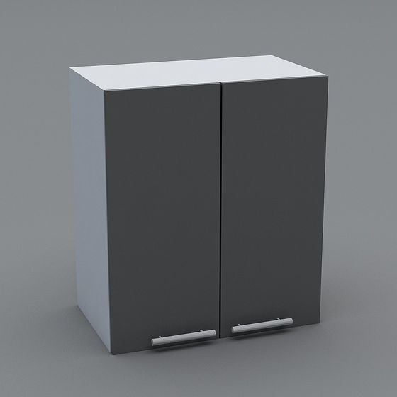 City Window Cabinet 3D model for Modern Interiors