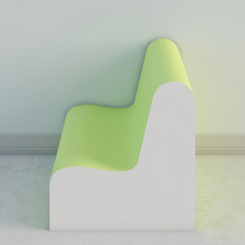 Soft bag toddler sofa three-piece set - modern color