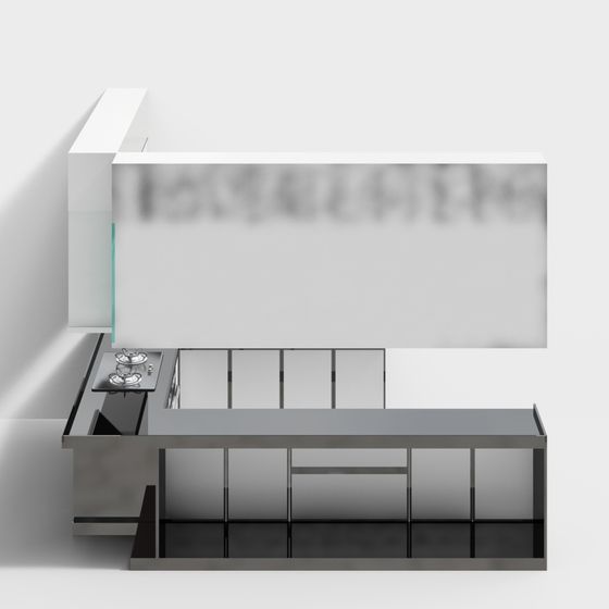 Futuristic Urban Balcony 3D model