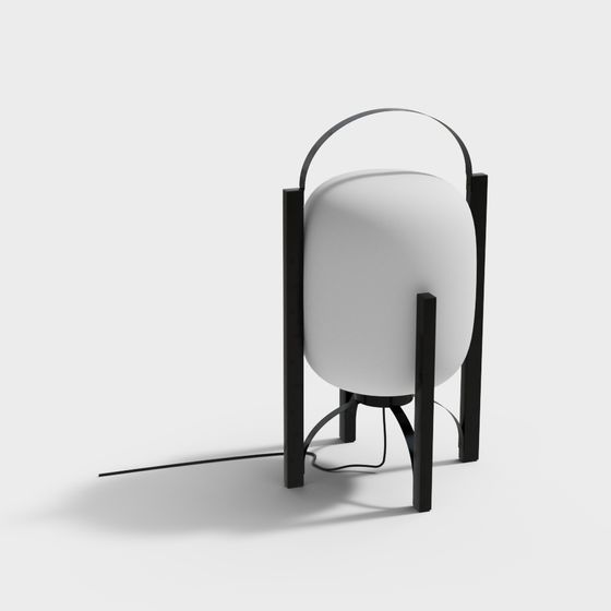 Elegant Modern Table Lamp 3D model
