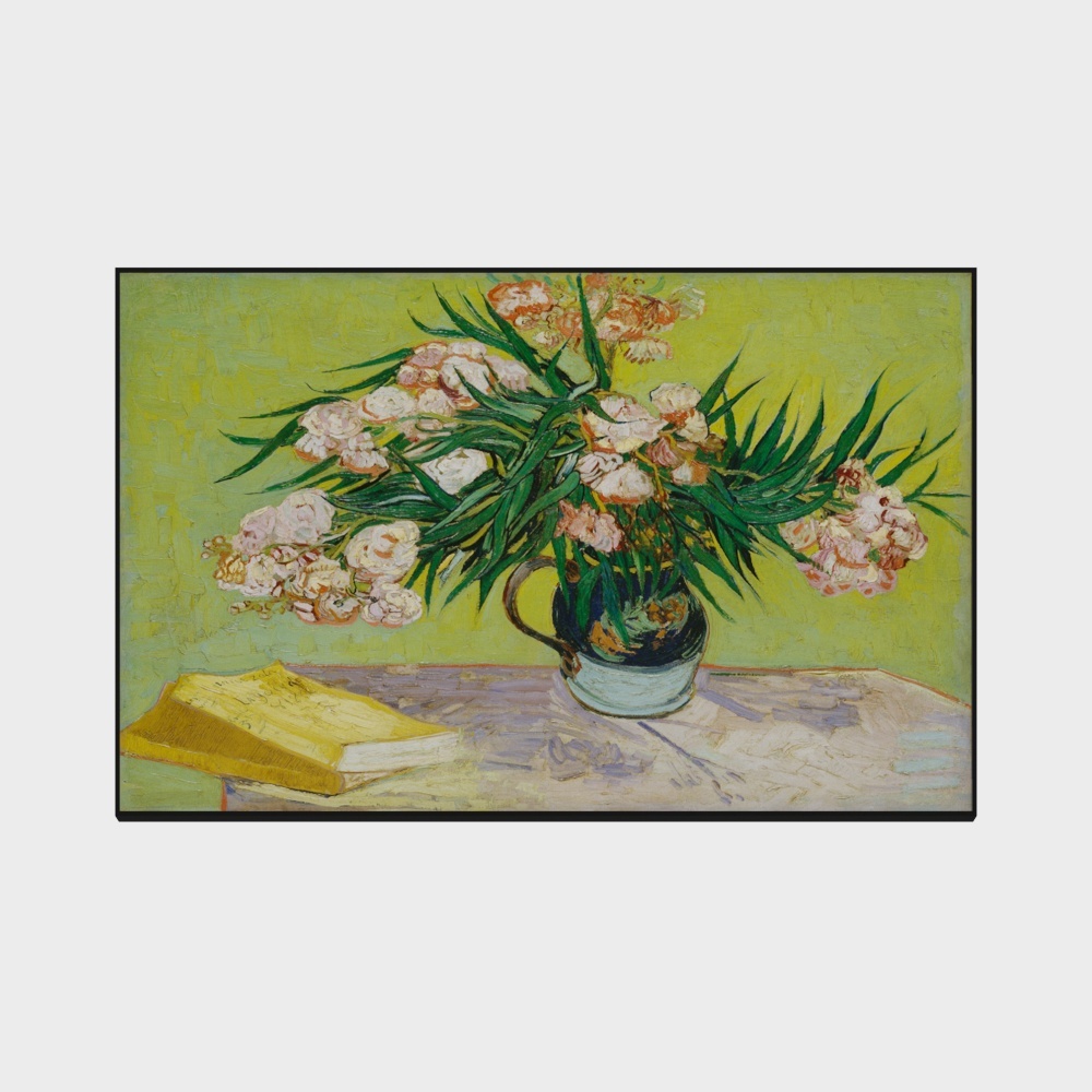 Jane auf - Nordic Wind - Restaurant Dekorationsmalerei - PH-003 - Klemmbambusäpfel und Bücher