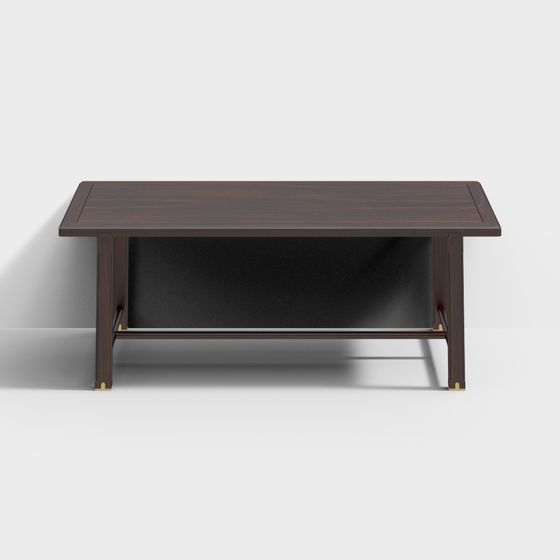 Classic Coffee Table 3D model - Modern Minimalism Meets Traditional Craftsmanship