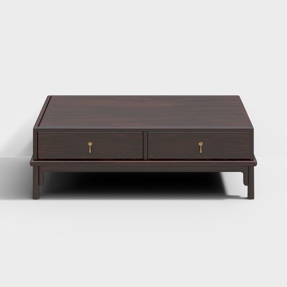 Elegant Minimalist Coffee Table 3D model