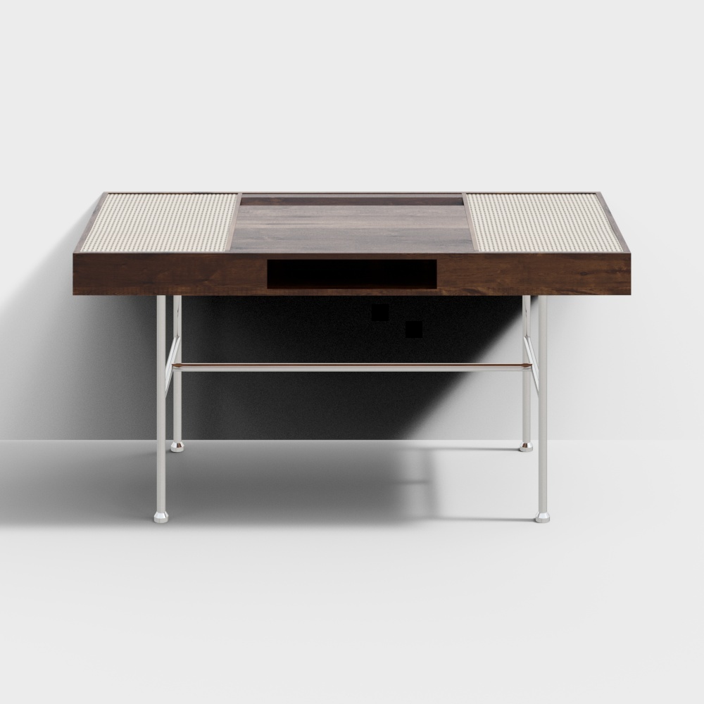 Innors X New Zealand United Strangers Desk US Mid-Vintage Wood Vine Desk - Work Desk 150x70x75