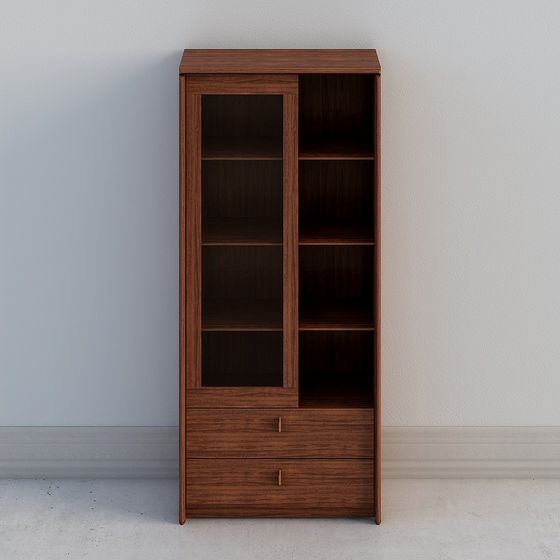 Urban Elegance Bookshelf 3D model for Modern Spaces