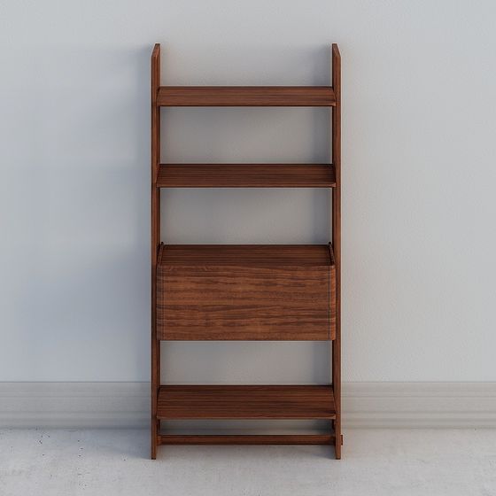 Urban Elegance Bookshelf 3D model for Modern Interiors