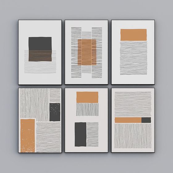 Abstract Frame Series 3D model