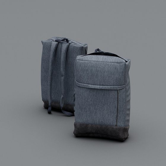 Modern Minimalist Backpack 3D model for Creative Projects