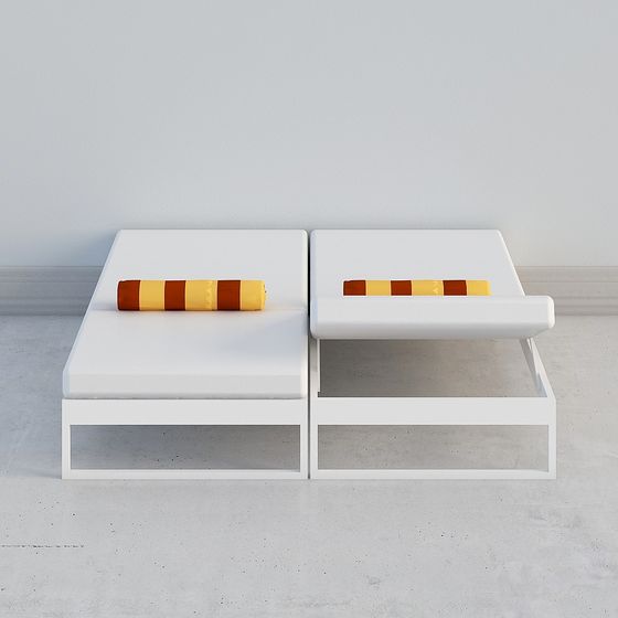 City Rest Bed 3D model