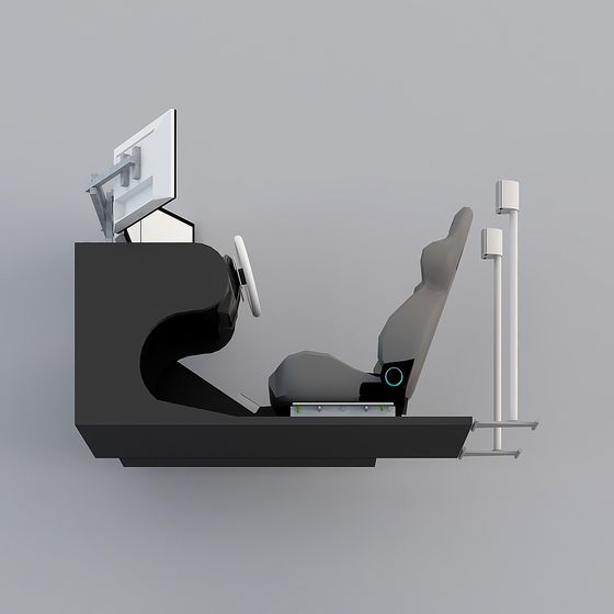 Futuristic Cockpit 3D model