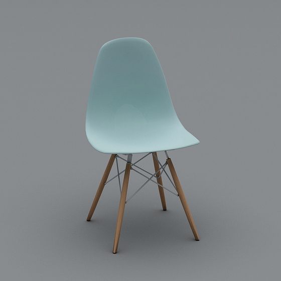 Stylish Low-Poly Chair 3D model for Creative Projects