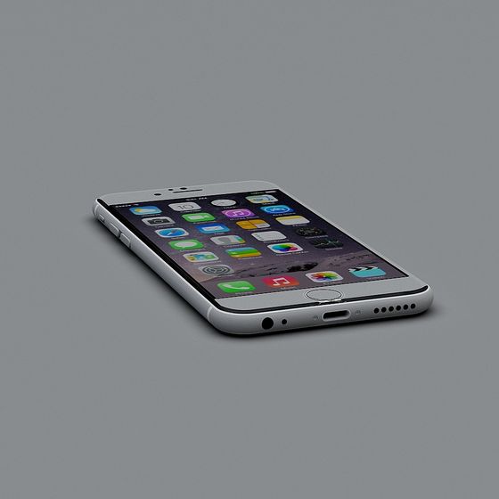 Stylish Low-Polygon 3D Phone Model Design