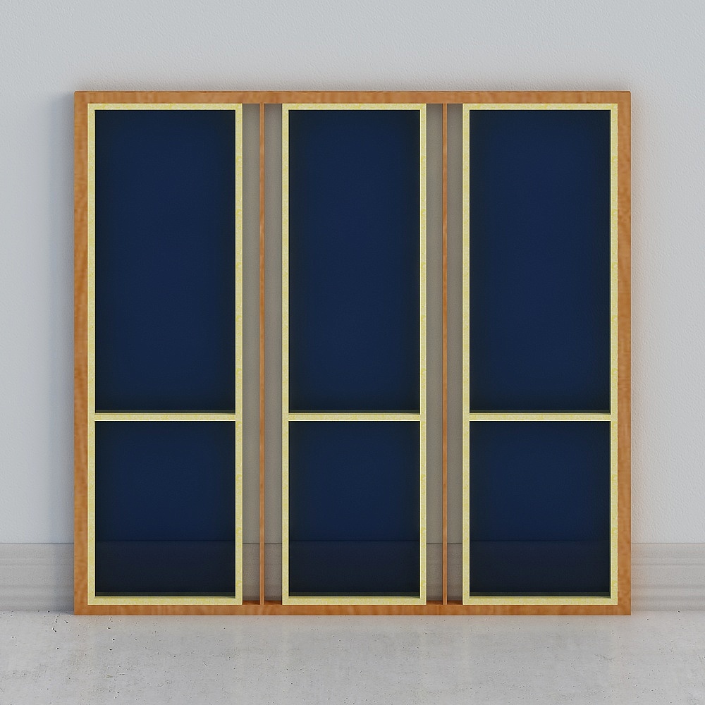 Glass background wall