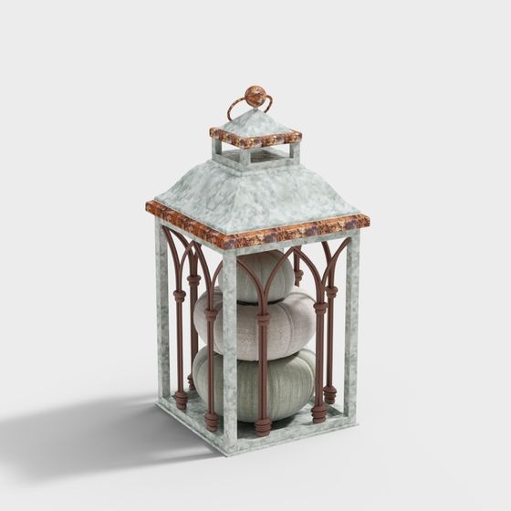 Vintage Lantern 3D Model for Enchanting Designs