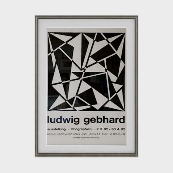 Ludwig Gebhard Poster 3D Model