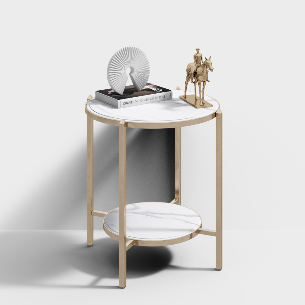 Combinación de mesa auxiliar moderna - 3-2