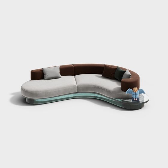 Streamlined Dream Sofa 3D model