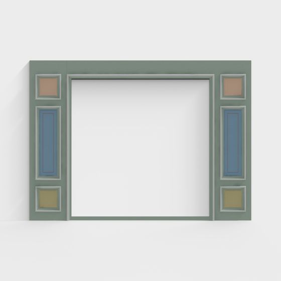 Vintage Frame 3D model for Creative Projects