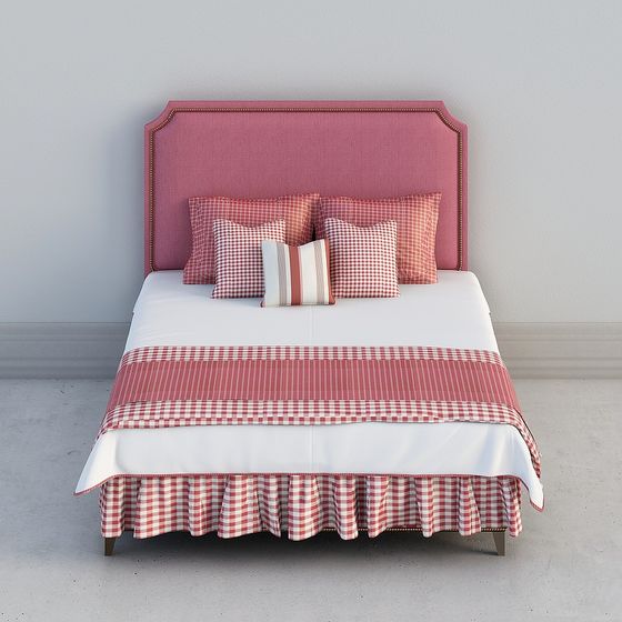 Cozy Retreat Bed 3D model