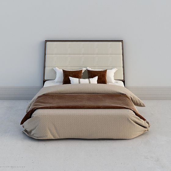 Urban Luxe Bed 3D model