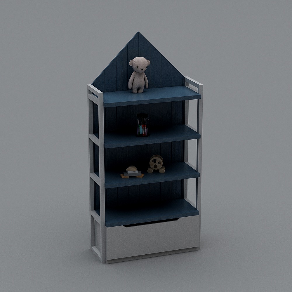 Nordic classroom-bookshelf