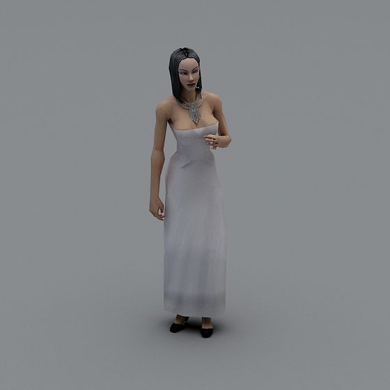 Elegant Dinner Beauty 3D model